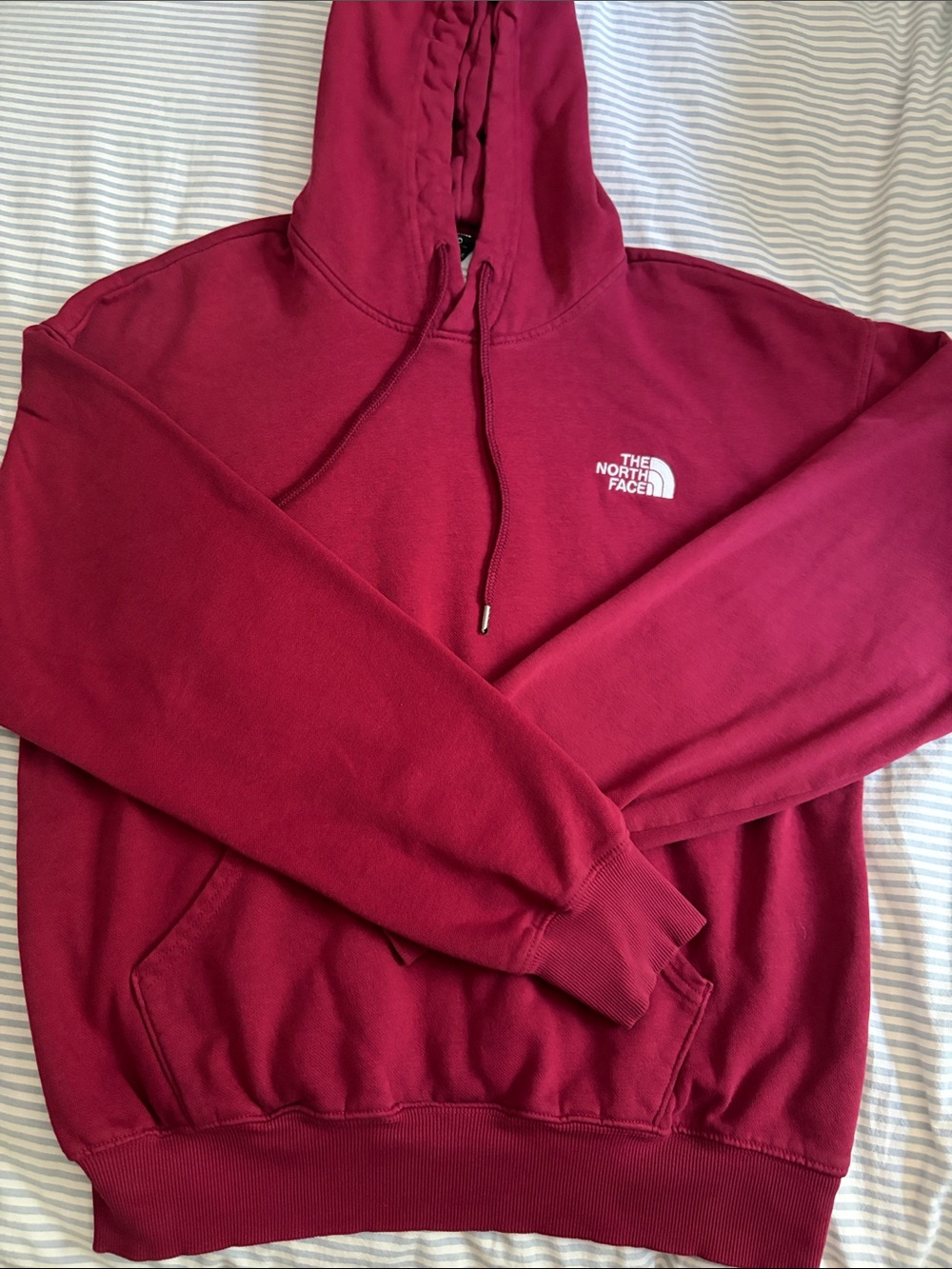 The North Face Men's Crewneck Hoodie - Berry